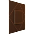 thumbnail image 2 of Ekena Millwork 19 5/8"W x 19 5/8"H Aubrey EnduraWall Decorative 3D Wall Panel, Universal Aged Metallic Rust (12-Pack for 32.04 Sq. Ft.), 2 of 6