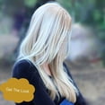 thumbnail image 4 of Blonde Straight Clip Ins - 7 Pcs - with a Free Eye Lash Extensions, 4 of 7