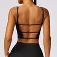 thumbnail image 4 of Sujetador deportivo transpirable a prueba de golpes para mujer, Top corto de Fitness, sujetador de Yoga, Push up, deporte, gimnasio, Top de entrenamiento de alta resistencia, ropa interior suave, 4 of 5