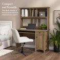 thumbnail image 3 of Bush Furniture Salinas Petit Bureau d'Ordinateur avec Huche, Pin Récupéré, 3 of 8