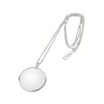 thumbnail image 4 of Lupa de collar 5X Fernando colgante de lupa 5X Plata, 4 of 8