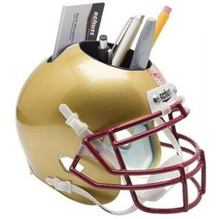 Boston College Football Helmet (Athlon CTBL-019071 Boston College Eagles - Red - Stripe NCAA Football Schutt Mini Helmet Desk Caddy -)