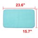 thumbnail image 2 of Alfombrilla antideslizante uxcell Baño Coral Fleece 60 x 40cm azul turquesa, 2 of 8
