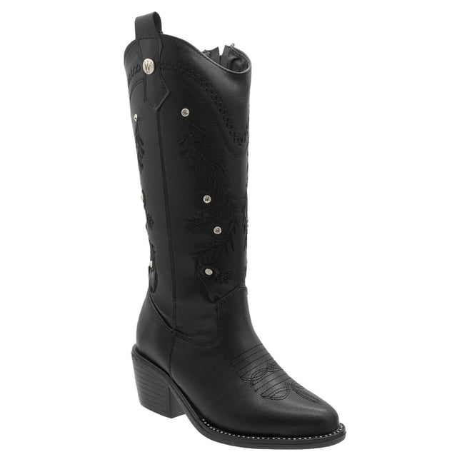 Bota Vaquera Para Niña Wildcat® Color Negro negro 19