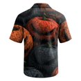 thumbnail image 4 of Men's Halloween Shirts Castle Ghost Print Collared Spooky T Shirt Witch Hat Graphic Short Sleeve Funny Cute Tees 4XL, 4 of 6