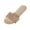 Beige, variant on Virmaxy Womens Flat Sandals Pearl Flip Flops New Summer Oversized Flat Bottomed Round Toe Sandals Beige 36