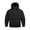 A_ Black, variant on Men's Stylish Half-Zip Hoodie with Dual Zipper Pockets, Solid Color Long Sleeve Casual Sweatshirt, Adjustable Drawstring Hood Urban Street Fashion Outfit Gray XS