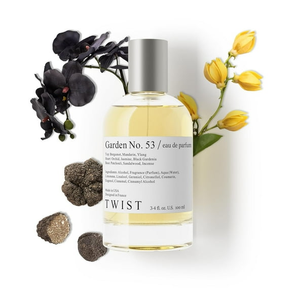 Twist Garden No. 53 Inspired by T. Ford Black Orchid, Long Lasting Perfume For Women, EDP - 100 ml | 3.4 fl. oz.