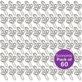thumbnail image 3 of Heavy Duty Metal Curtain Hooks (50 Pack) Curtains, Drapes, Pencil Pleats, 3 of 5