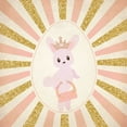 thumbnail image 2 of Kimberly, Allen 12x12 White Modern Wood Framed Museum Art Print Titled - Bunny Princess 2, 2 of 4