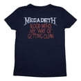 thumbnail image 2 of Megadeth T-Shirt Vendredi Fou pour Femmes, 2 of 2
