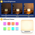 thumbnail image 2 of White Noise Machine with 7 Color Night Light and 34 Sleep Aid Sounds for Soothing Emotions,Promoting Sleep,Sound Machine, 2 of 8