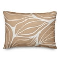 thumbnail image 2 of Creative Products Tan Modern Leaf Lines 14x20 Indoor / Outdoor Pillow, 2 of 3
