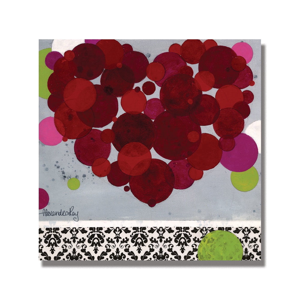 Trademark Fine Art "Good Vibrations" Canvas Art by Alexandra Rey