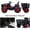 Black, variant on Historyli 12V Ride On Tractor, with Remote Control, Battery Powered, with Detachable Trailer, Red