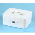 thumbnail image 3 of HLONK Safe Home Shop Steel Mini Money Box Security Cash Box Storage Box for Coin Money, 3 of 21