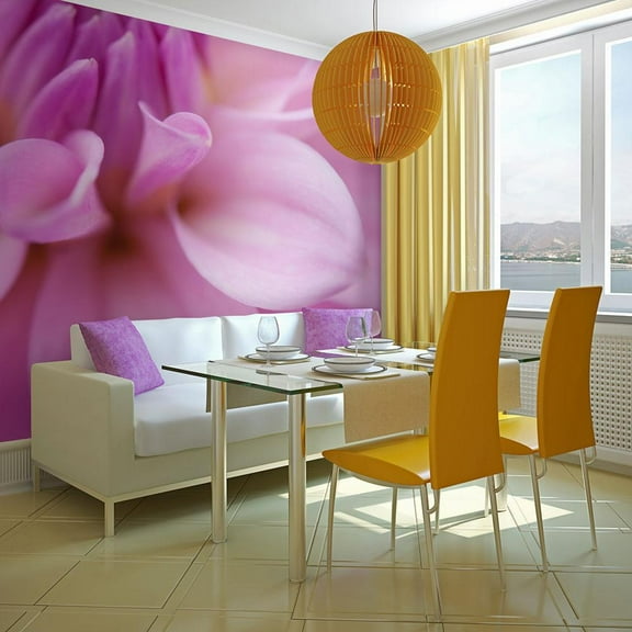 Tiptophomedecor Floral Wallpaper Wall Mural - Flower Petals Dahlia