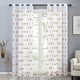 thumbnail image 2 of Football Pattern Embroidered Tulle Curtains For's Room zhangyuxiang LED, 2 of 2