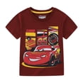 thumbnail image 3 of Disney Cars Lightning McQueen Short Sleeve T-Shirt (Boys), 2 Pack, Sizes 2T-7, 3 of 8
