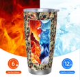 thumbnail image 6 of Bingfone Skulls1 for 20 Oz Stainless Steel Travel Mug Double Wall Water Coffee Cup for Home,Office, Outdoor Works Great for Ice Drinks and Hot Beverage-Straw Three-piece Set, 6 of 8