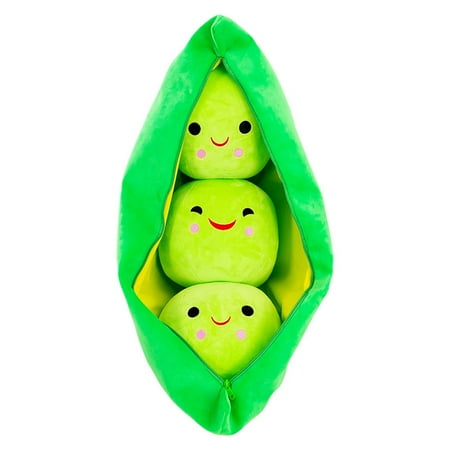 Lepai Giant Peas in A Pod Plush Toy Pea Pod Pillow Cute Pea Stuffed Toys Plant Doll Various ...