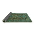 thumbnail image 2 of Ahgly Company Indoor Square Persian Turquoise Blue Traditional Area Rugs, 6' Square, 2 of 4