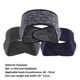 thumbnail image 7 of ZDWQFA Ear Warmer Headbands Winter Running Sweatband Stretchy Ear Cover Cold Weather Ear Muffs Sports Earmuff for Women Men Cycling Skiing Jogging, 7 of 7
