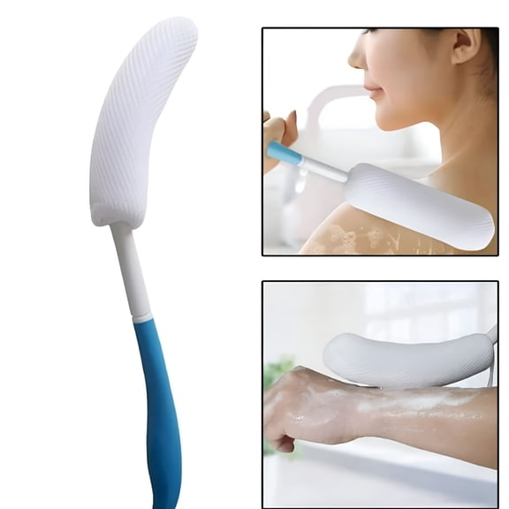 ACDANC 15.35 Inch Back Bath Brush Lotion Applicators With Long Handle Back Scrubber