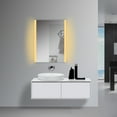 thumbnail image 3 of Yukon Violet 24"x32" Bathroom LED Mirror with Lights, 3 of 5