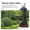thumbnail image 3 of 21V Cordless Electric Pruning Shears Pruning Garden Scissors Bonsai Tree Pruning Branches Battery Cutter Landscaping Garden Tool ,Less Effort, 3 of 7