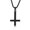 06#Black Cross, variant on Men Women Upside Down Cross Pendant Prayer Necklace Stainless Steel Punk Jewelry-03#Black Upside Down Cross