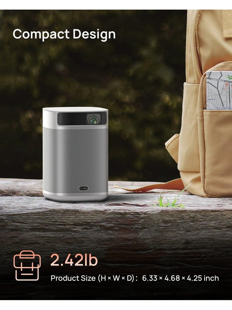 XGIMI MoGo 2 Mini Projector, 400 ISO Lumens, Android TV 11.0, WiFi