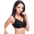 thumbnail image 4 of BIMEI Mastectomy Bra with Pockets for Breast Prosthesis Women Everyday Lace Bra 8428,Black,42A, 4 of 5