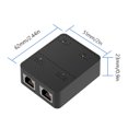 thumbnail image 3 of Gigabit Ethernet Splitter 1 to 2 networking Ethernet Splitter with Power Cable RJ45 Splitter 100/1000Mbps, 3 of 8