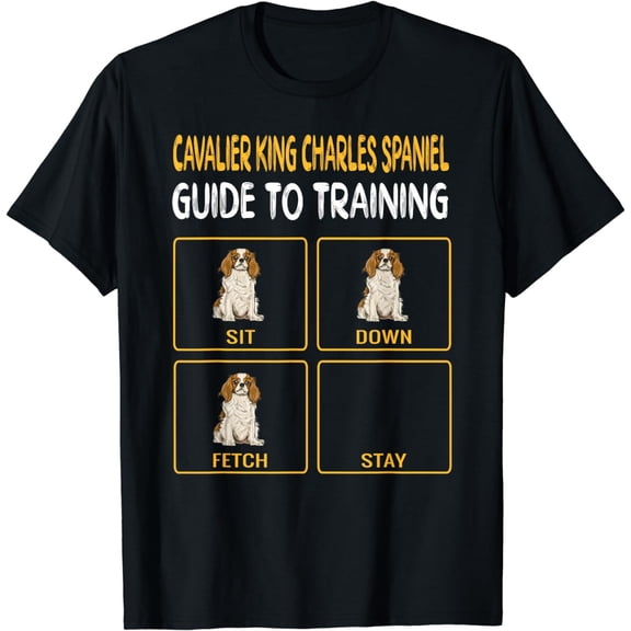 Cavalier King Charles Spaniel Guide To Training Dog Trainer T-Shirt