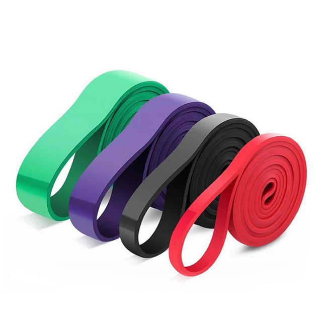Lifting Assistant Natural Latex Rubber Loops Pull Rope Power Resistance Band Workout Exercise Crossfit Fitness Equipment 6ColorsBlack He Qiyong unisex