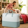 thumbnail image 4 of Cheap Multifunctional Storage Bag, Pillow Bags Moving Storage Bins, Storage Containers Clothes, Dormitory Clothes Quilt Bag Green-L, 4 of 5