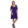 thumbnail image 2 of Women's Plus Elbow-Sleeve Dress, 2 of 5