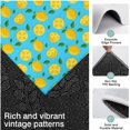 thumbnail image 3 of Yellow Lemon Fruit Slices Blue Pattern Kitchen Rugs Sets Of 3,Kitchen Runner Rugs Non Skid Washable,Decorative Kitchen Floor Mats for Kitchen,Sink,Laundry,17"x30"+ 17"x47" + 17"x59", 3 of 6