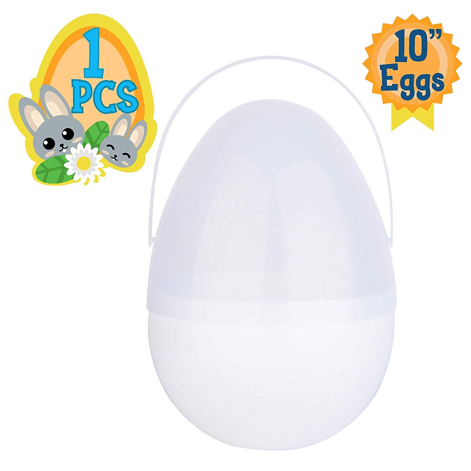 The Perfect Size For... Totem World Jumbo 10-Inch Solid Blue Easter Egg 