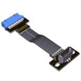 thumbnail image 1 of Adaptador de Conector Interno USB 3.0 A USB 3.1 Tipo C, Panel Frontal Tipo e, Hembra, Convertidor de 20 Pines y 19 Pines para Placa Base de PC., 1 of 5