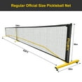 thumbnail image 4 of GIKPAL 22FT Portable Pickleball Net Set with Locking Wheels, Complete Beginner Kit, 4 of 9
