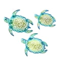 thumbnail image 4 of YWMJZEU 3 Pieces Sea Turtle Wall Art Decor Marine Life Theme Wall Decor for Fence Garden Green, 4 of 9
