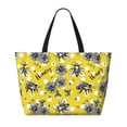thumbnail image 2 of Easygdp Honeybee Bolsa de Viaje de Playa de Gran Capacidad, Bolsa Tote Perfecta para la Playa, Escapadas de Fin de Semana y Viajes, 2 of 7
