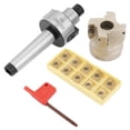 thumbnail image 2 of MT2-FMB22 Straight Shank Extension Rod+400R-50-22 Milling Cutter Head With 10 Apmt1604 CNC Blades, 2 of 8