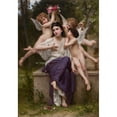 thumbnail image 2 of William Bouguereau 11x14 Gold Ornate Wood Frame and Double Matted Museum Art Print Titled - Dream of Spring (Spring Dream) (1901), 2 of 4