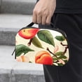 thumbnail image 2 of Peach Digital Pouch Oxford Cloth Waterproof Storage Bag Collapsible Cable Organizer Wire Cord Holder 5.9x9.44x3.14 in, 2 of 6