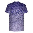 thumbnail image 5 of Awdenio Mens T-shirt New Fashion Casual Print Sports Short Sleeve Round-Neck Blouses Shirts Lightweight & Comfortable Casual Wear,Purple,3XL, 5 of 5