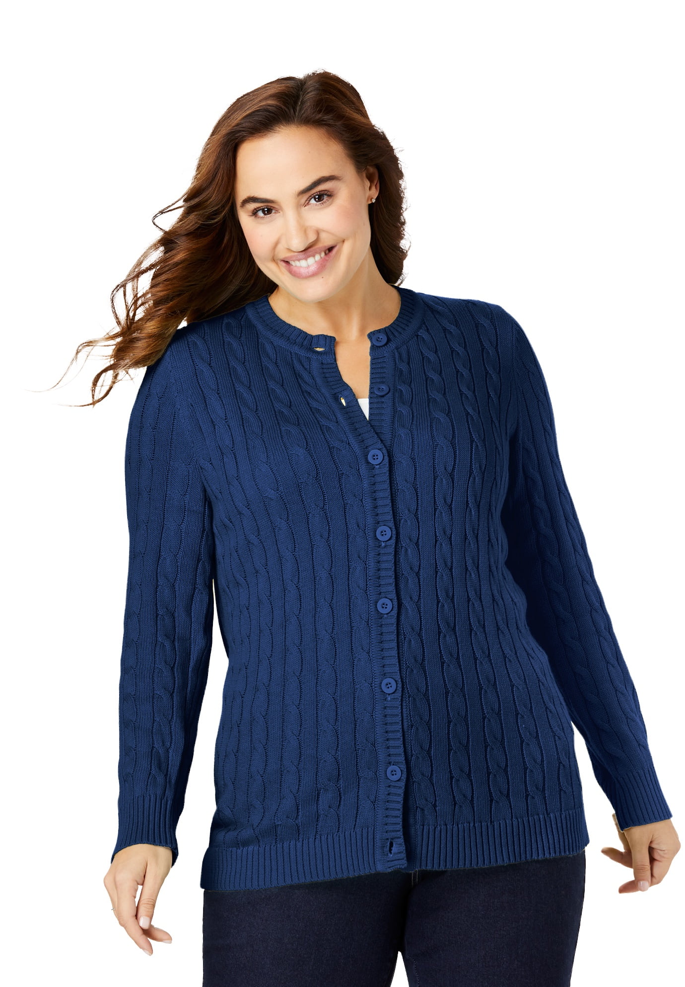 plus size cardigans walmart