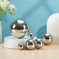 thumbnail image 5 of Stainless Steel Decorative Balls, Shiny Decorative Orbs for Centerpiece Decor, 3" Set of 6, 5 of 5